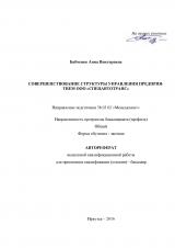 Совершенствование структуры управления предприятием ООО "Спецавтотранс"