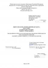 Экспериментально-трасологическое изучение комплексов типа Большой Северной. Ранний голоцен нижнего течения реки Витим