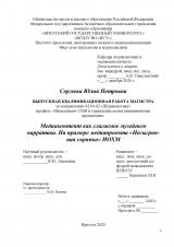 Медиаконтент как слагаемое музейного нарратива. На примере медиапроекта "Несыгранная скрипка" ИОХМ