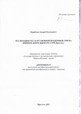 Реализация государственной поддержки СМИ на примере деятельности "ГТРК Иркутск"