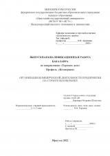 Организация коммерческой деятельности предприятия на строительном рынке