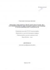Проблемы социальной реабилитации и интеграции лиц с нарушениями опорно-двигательного аппарата и основные пути их решения в Иркутской области
