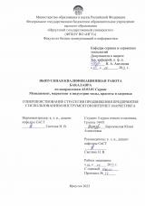 Совершенствование стратегии продвижения предприятия с использованием инструментов интернет-маркетинга