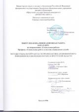 Методы социальной работы по профилактике делинквентного поведения несовершеннолетних в Иркутской области