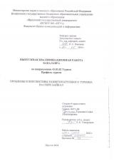 Проблем и перспективы развития круизного туризма на озере Байкал