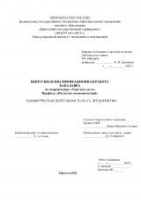 Коммерческая деятельность на IT-предприятии 