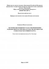 Обучение школьников 8-9 классов применению теоремы Мюрхеда при доказательстве неравенств в рамках факультативного курса