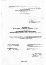 Геологическое строение и результаты поисково-оценочных работ на рассыпное золото Кадали-Макитской террасы (Бодайбинский район)