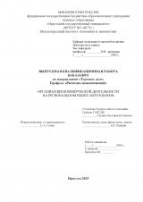 Организация коммерческой деятельности на региональном рынке автотоваров