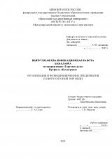 Организация и функционирование предприятия в сфере оптовой торговли