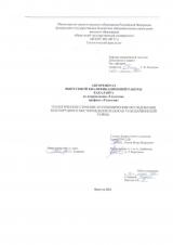 Геологическое строение и геохимические исследования золоторудного месторождения Ходокан VI (Бодайбинский район)