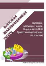 Выпускная квалификационная работа: подготовка, оформление, защита. Направление 44.04.04 Профессиональное обучение (по отраслям)