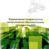 Формирование толерантности в полиэтническом образовательном пространстве ДОО