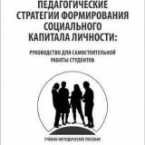 Педагогические стратегии формирования социального капитала личности