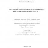 Организация социальной работы по профилактике ВИЧ-инфекции в молодежной среде