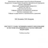 Институт главы муниципального образования в системе публичной власти Российской Федерации