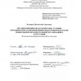 Организационно-педагогические условия методического сопровождения подготовки педагогов дошкольной образовательной организации к аттестации
