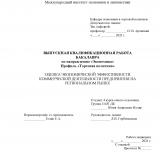 Оценка экономической эффективности коммерческой деятельности предприятия на региональном рынке