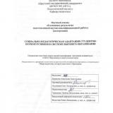 Социально-педагогическая адаптация студентов-первокурсников в системе высшего образования