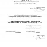 Применение инновационных технологий в товародвижении на примере супермаркета "Слата"