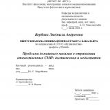 Проблема домашнего насилия в отражении отечественных СМИ: достижения и недостатки