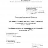 Особенности подачи контента на региональном телеканале "НТС"