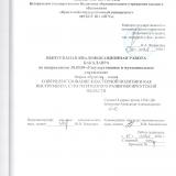 Совершенствование кластерной политики как инструмента стратегического развития Иркутской области