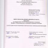 Адаптация трансграничных мигрантов в современной Франции
