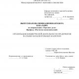 Организация коммерческой деятельности предприятия на рынке безалкогольных напитков