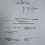 Проблемы изучения суффиксальных адъективов в средней школе
