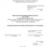 Репрезентация категории отрицания в русском языке 