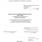 Организация закупочной деятельности производственного предприятия на рынке лакокрасочной продукции