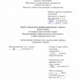 Управление процессом адаптации бренда к новому рынку