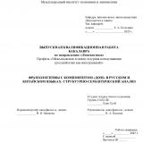 Фразеологизмы с компонентом "дом" в русском и китайском языках: структурно-семантический анализ
