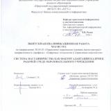Система наставничества как фактор адаптации кадров к рабочей среде образовательного учреждения