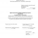 Бизнес-анализ рынка и конкурентоспособности в сфере российской электронной торговли