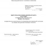 Коммерческая деятельность предприятия розничной торговли на рынке продовольственных товаров