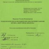 Технологическое и методическое обеспечение занятий кружка "Шерстяная акварель"