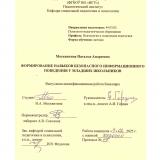 Формирование навыков безопасного информационного поведения у младших школьников