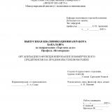 Организация и функционирование коммерческого предприятия на продовольственном рынке