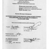 Обучение подростков неформальных подростковых объединений способам конструктивного взаимодействия : ВКР бакалавра