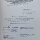 Средовый подход к развитию самостоятельности детей старшего дошкольного возраста в изобразительной деятельности