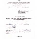 Развитие выносливости детей старшего дошкольного возраста в подвижной игре