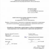 Разработка и обоснование стартап-проекта в области планирования и бюджетирования в системе финансового управления предприятием